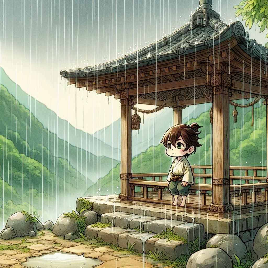 父を待つ子