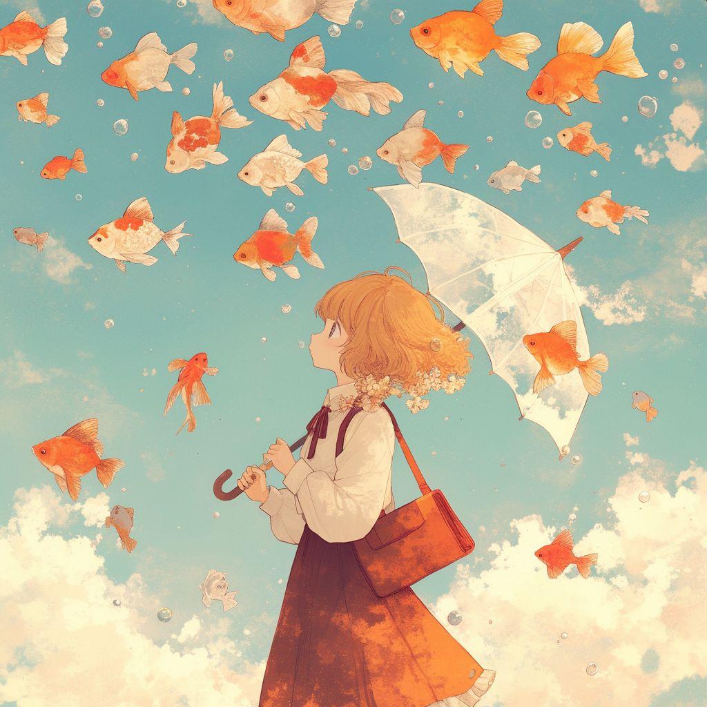 今日の天気は金魚だった | の人気AIイラスト・グラビア