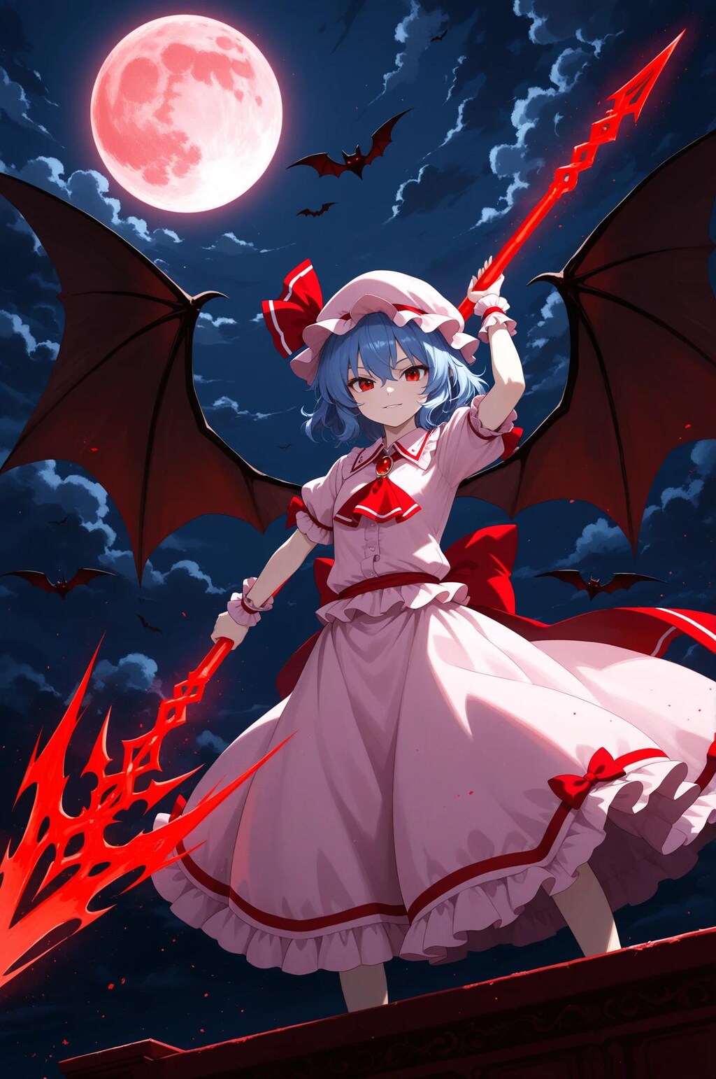 レミリア➡　もう逃げないのかしら⁉