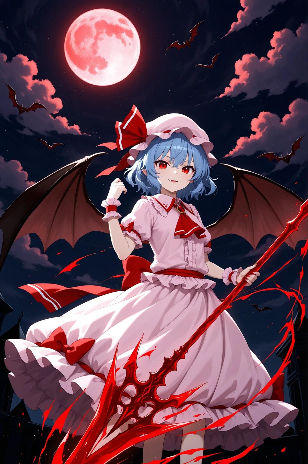 レミリア➡　もう逃げないのかしら⁉