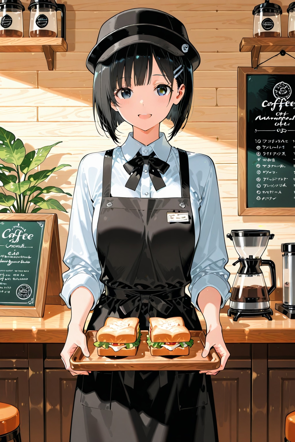 妹ちゃん✨カフェへようこそ‼️🥰☕️✨２４０ | の人気AIイラスト・グラビア