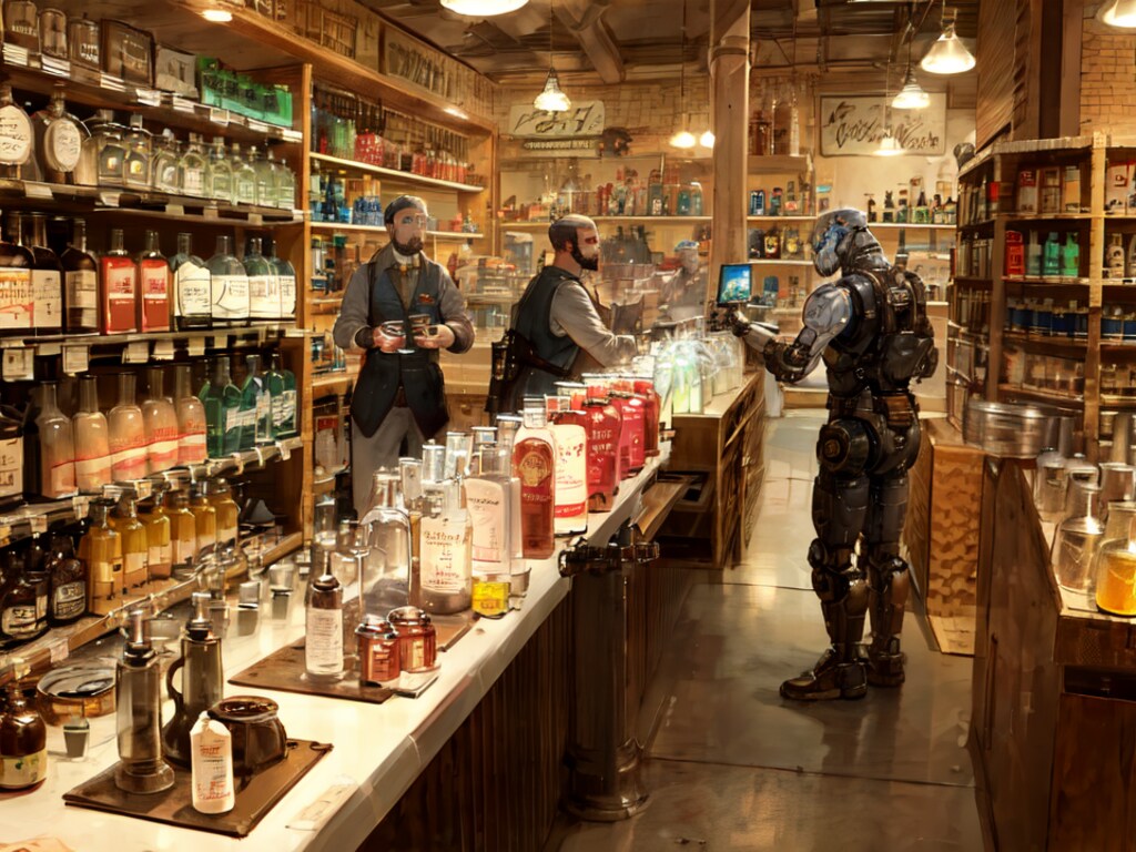 ロボットが経営する居酒屋『OiL』