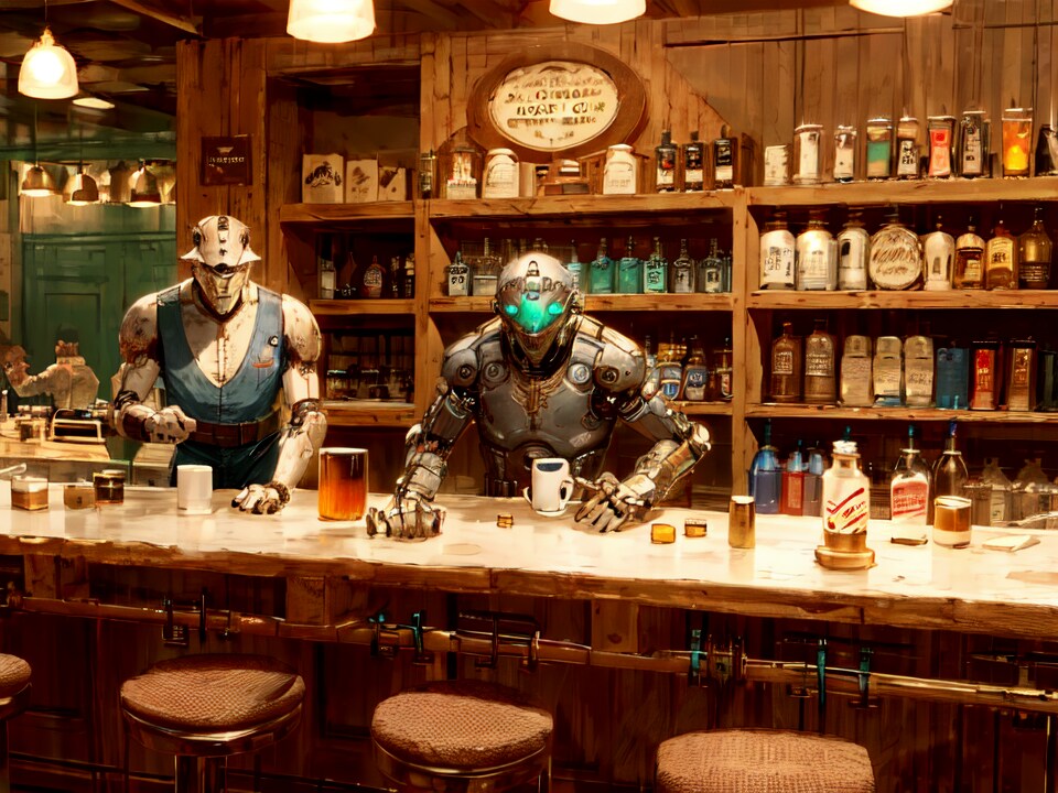 ロボットが経営する居酒屋『OiL』