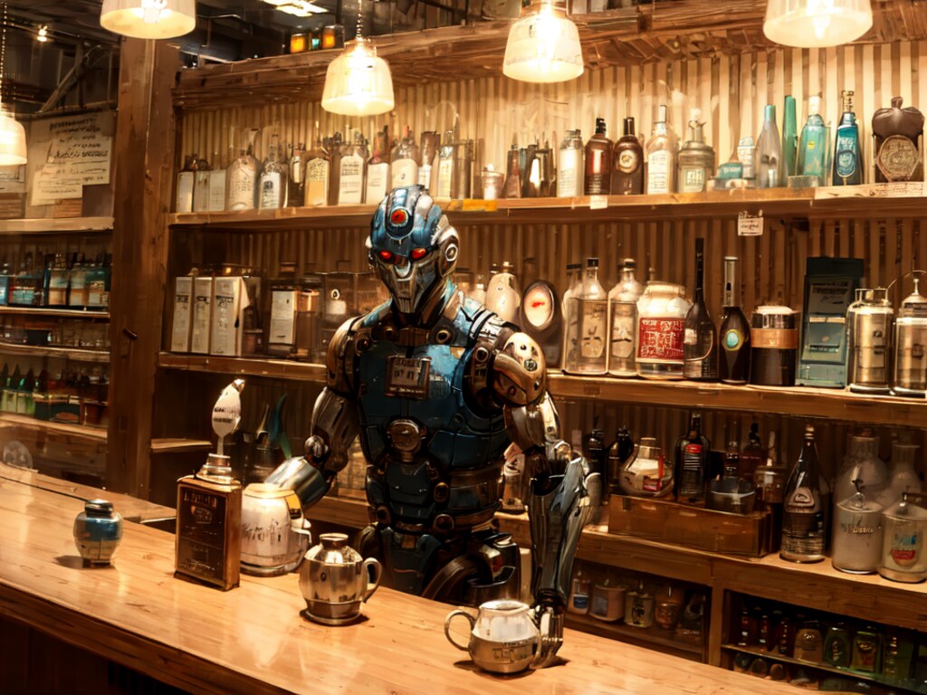 ロボットが経営する居酒屋『OiL』