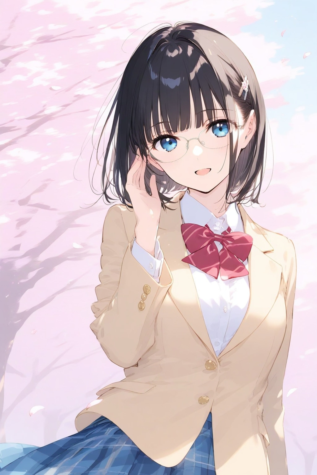 👓「秒速5cm……じゃないんだって。桜の花びらが落ちるスピード🌸」