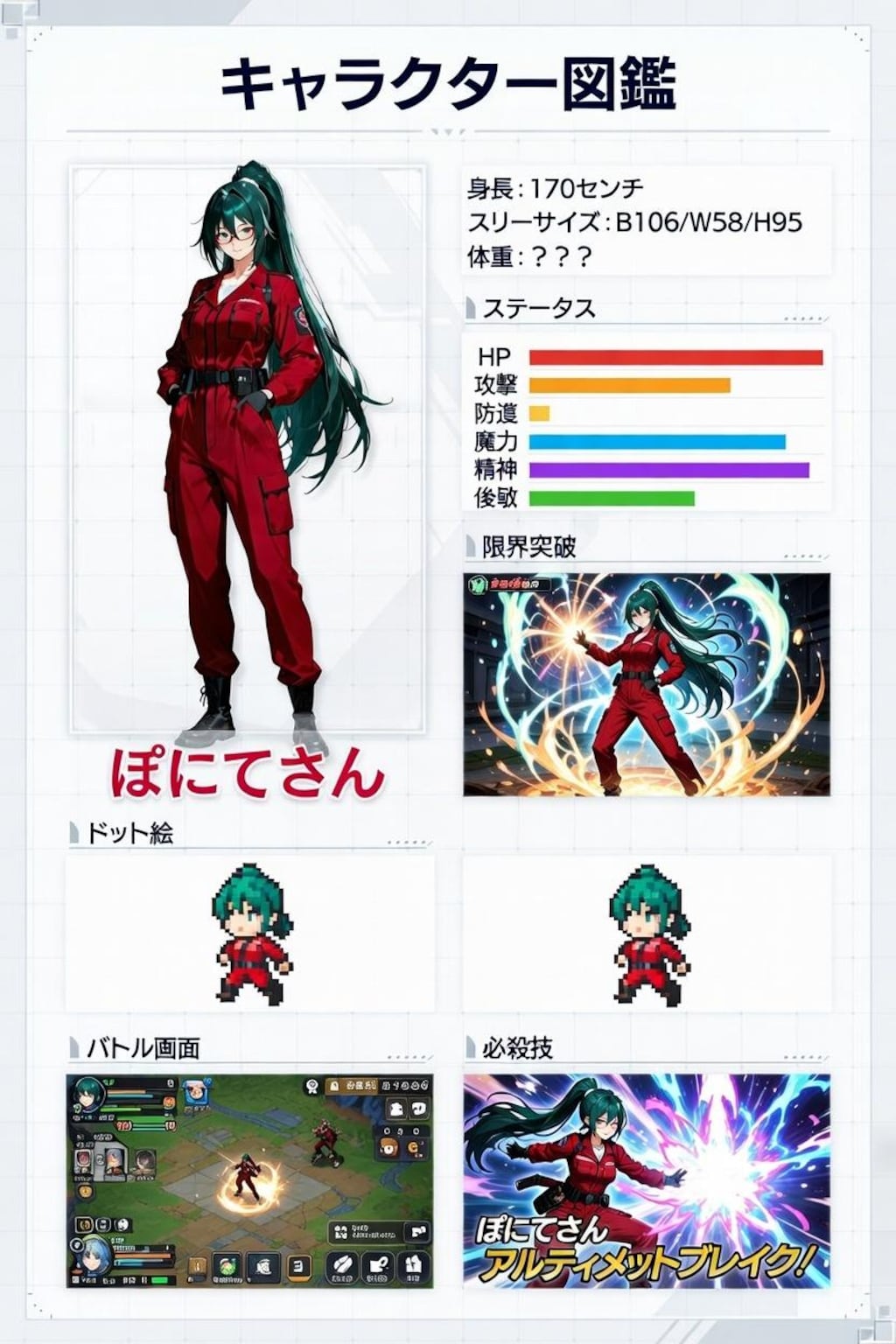 攻略本風オリキャラ紹介