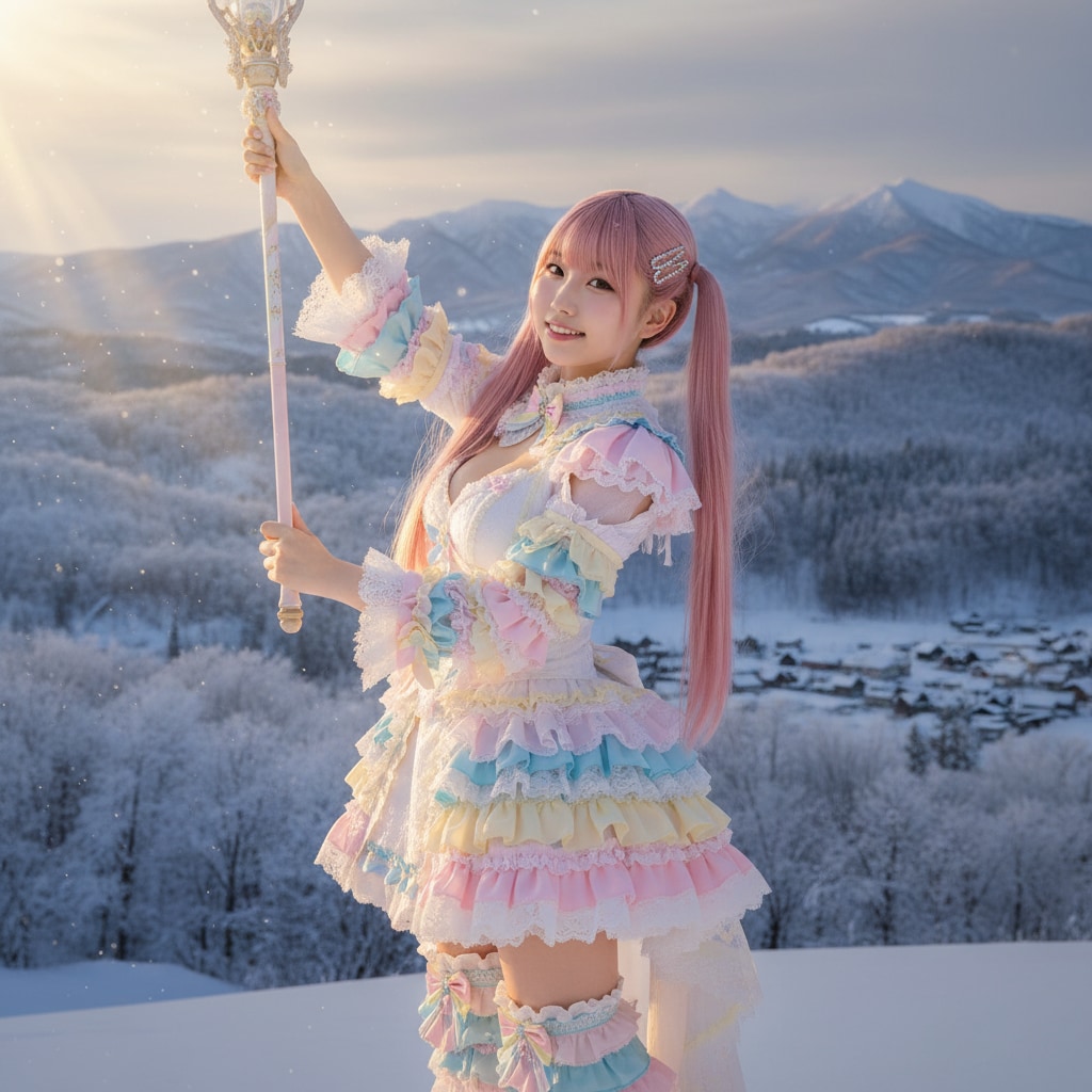 ももツイさん。魔法少女。2月17日 #天使の囁き記念日