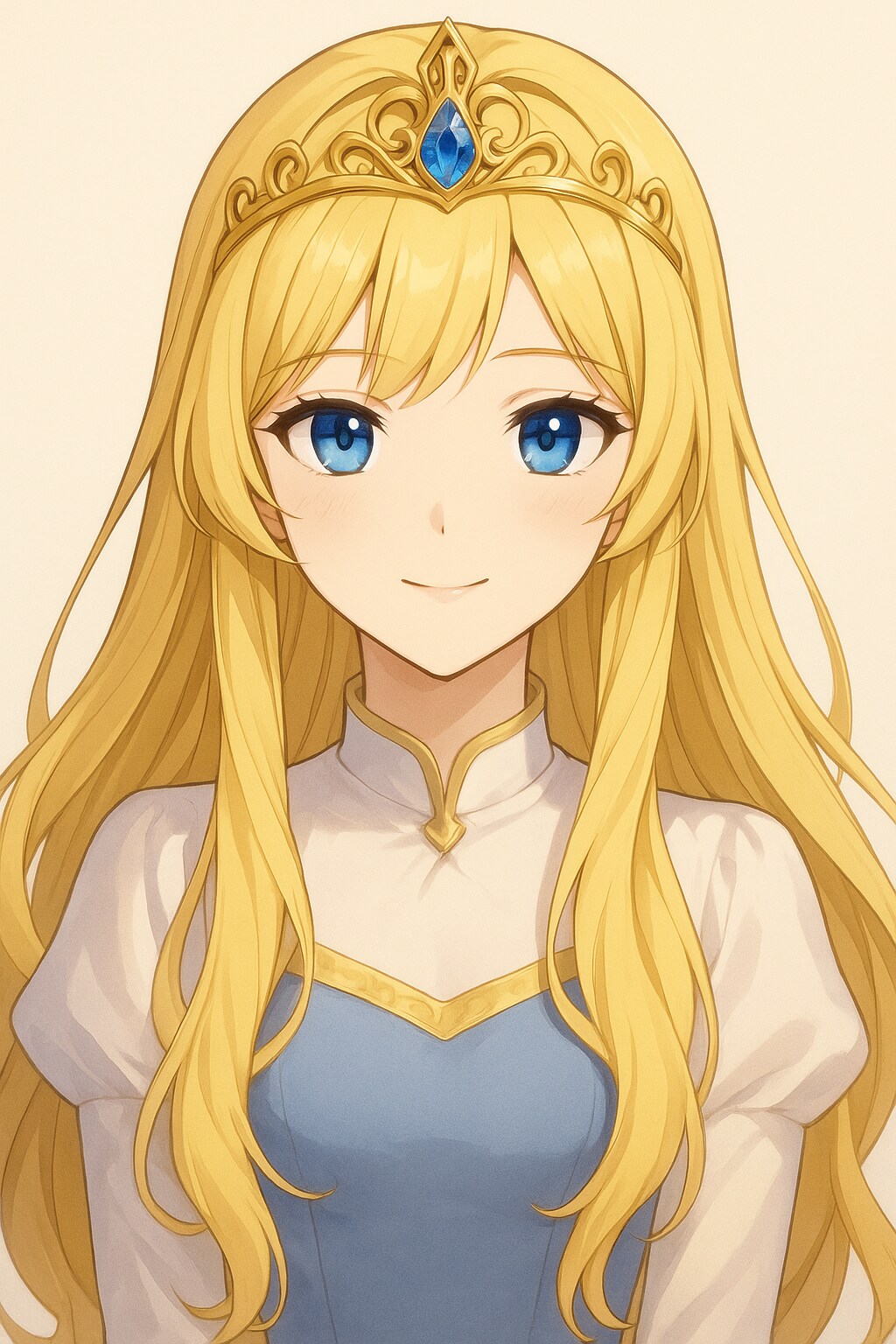 微笑む金色の姫