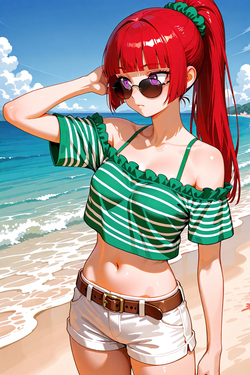 サングラスの女の子