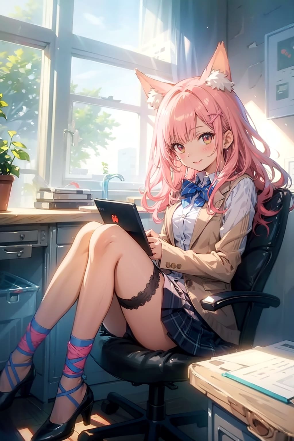 今日の狐耳娘