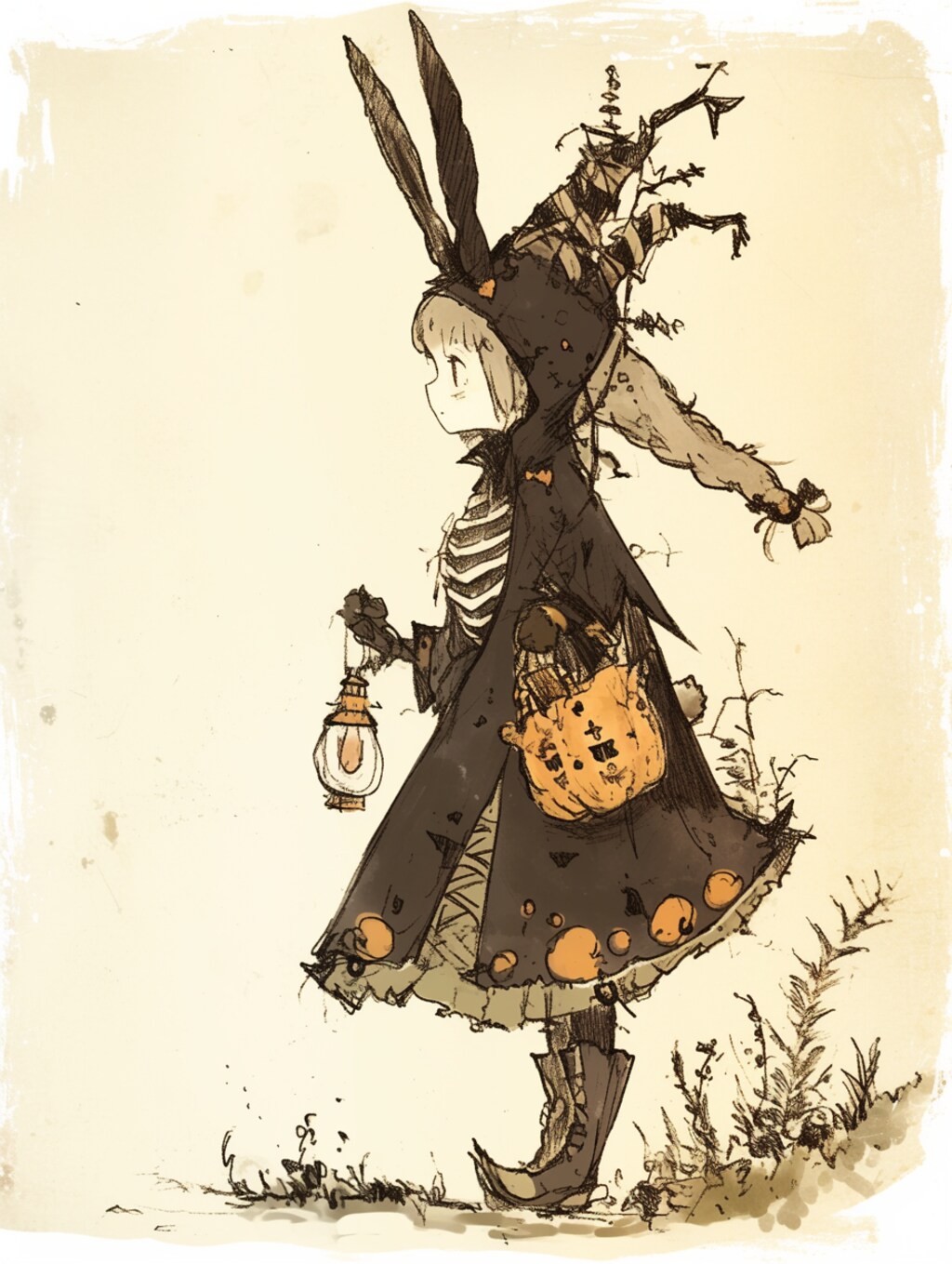 ハロウィンにデスバニー