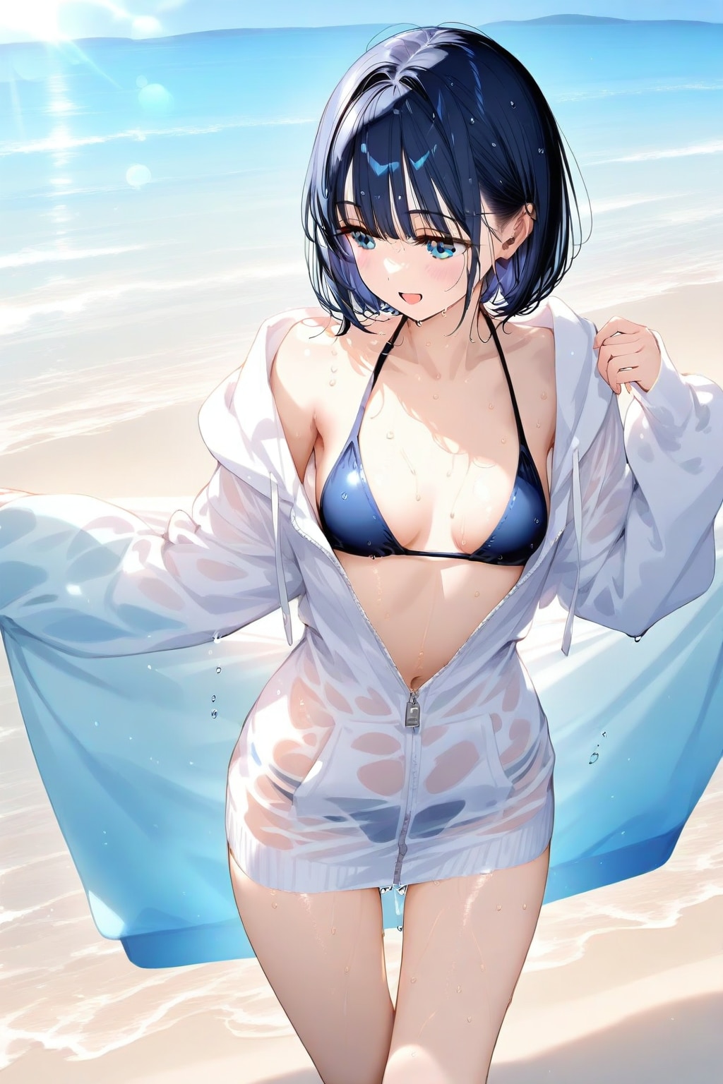 WAVEちゃんも眼鏡三つ編み