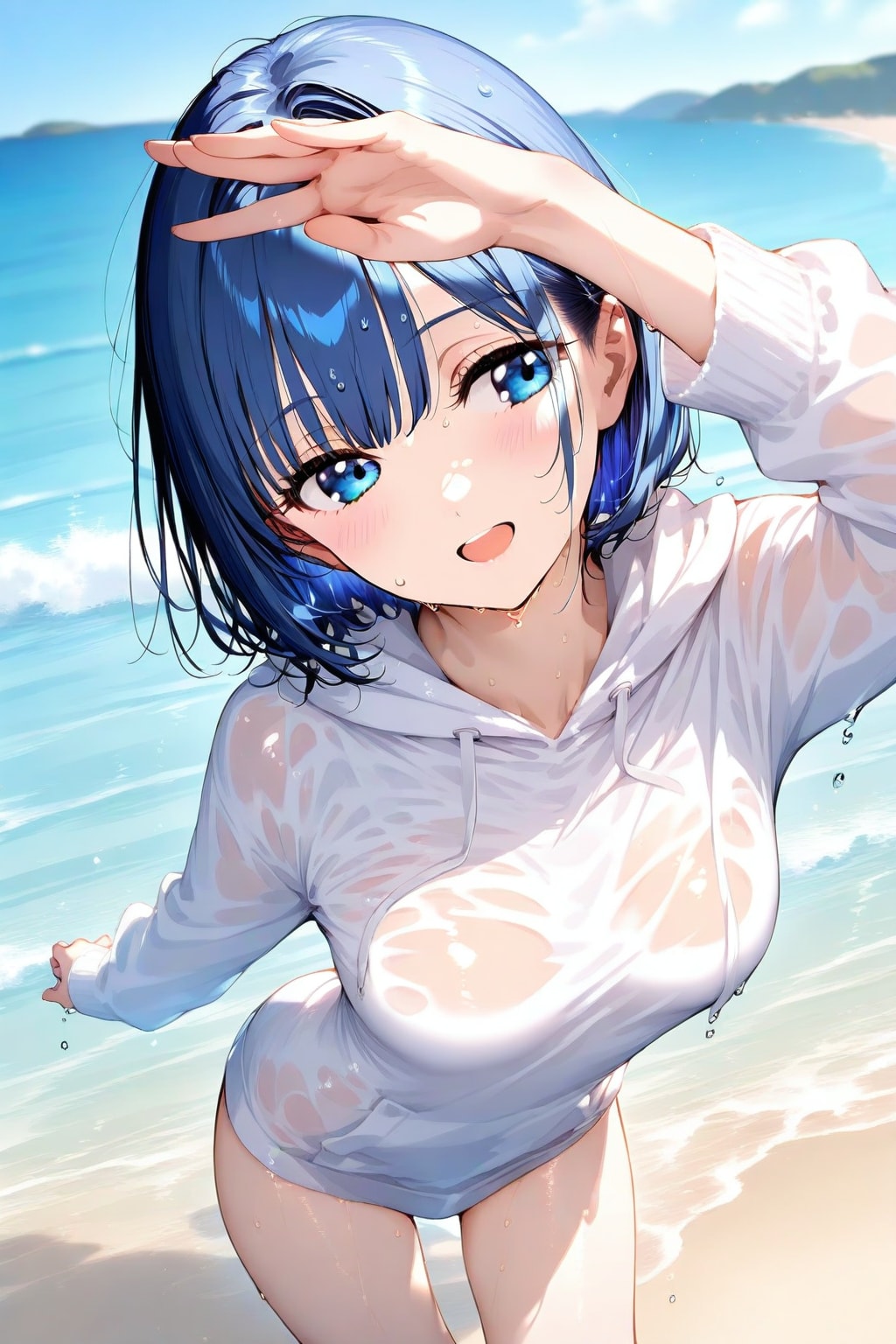 WAVEちゃんも眼鏡三つ編み