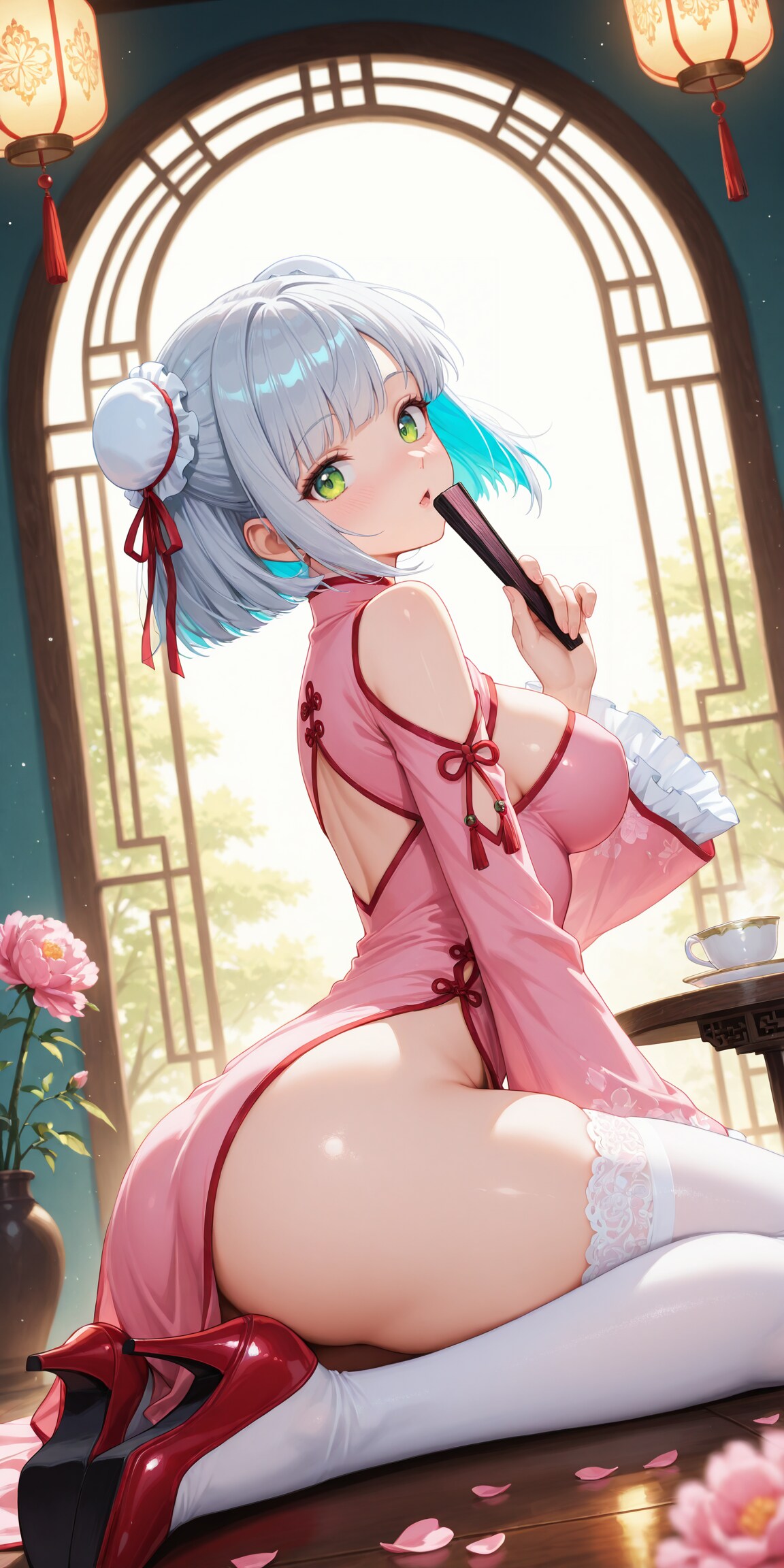 桃花恋衣を着たアストラ