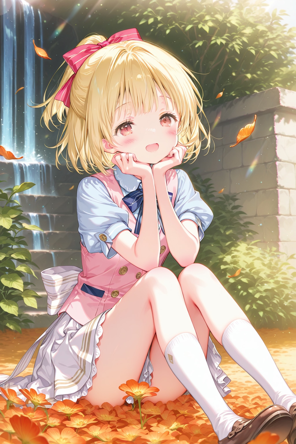 体育座りエイプリルちゃん