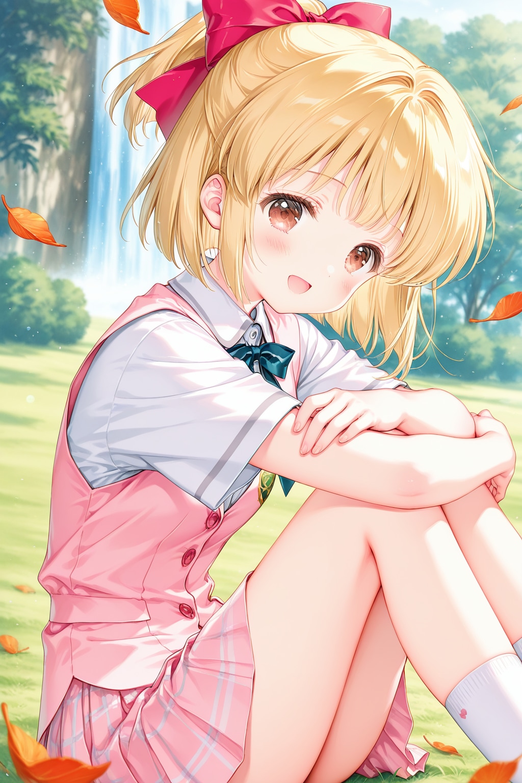 体育座りエイプリルちゃん