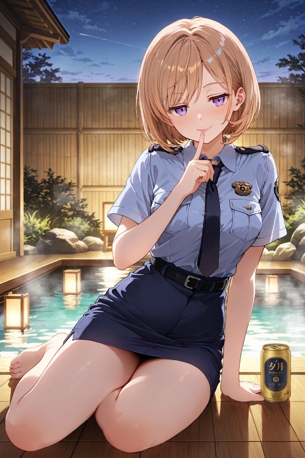 ジト目婦警さんとビール ～乾さつきのドライな日常～ Z708