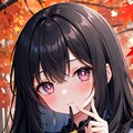 黒髪少女のハロウィン 2枚目