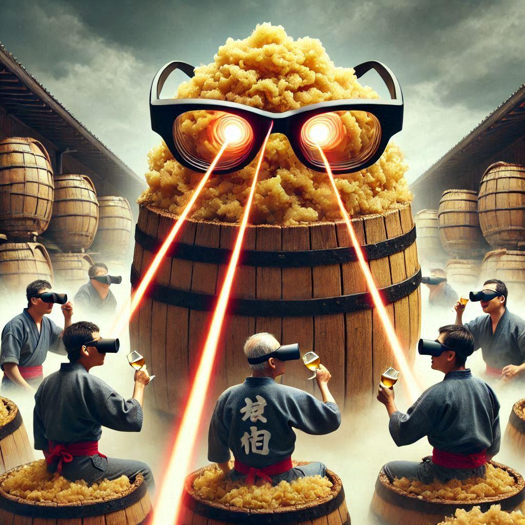 完成！眼鏡味噌！