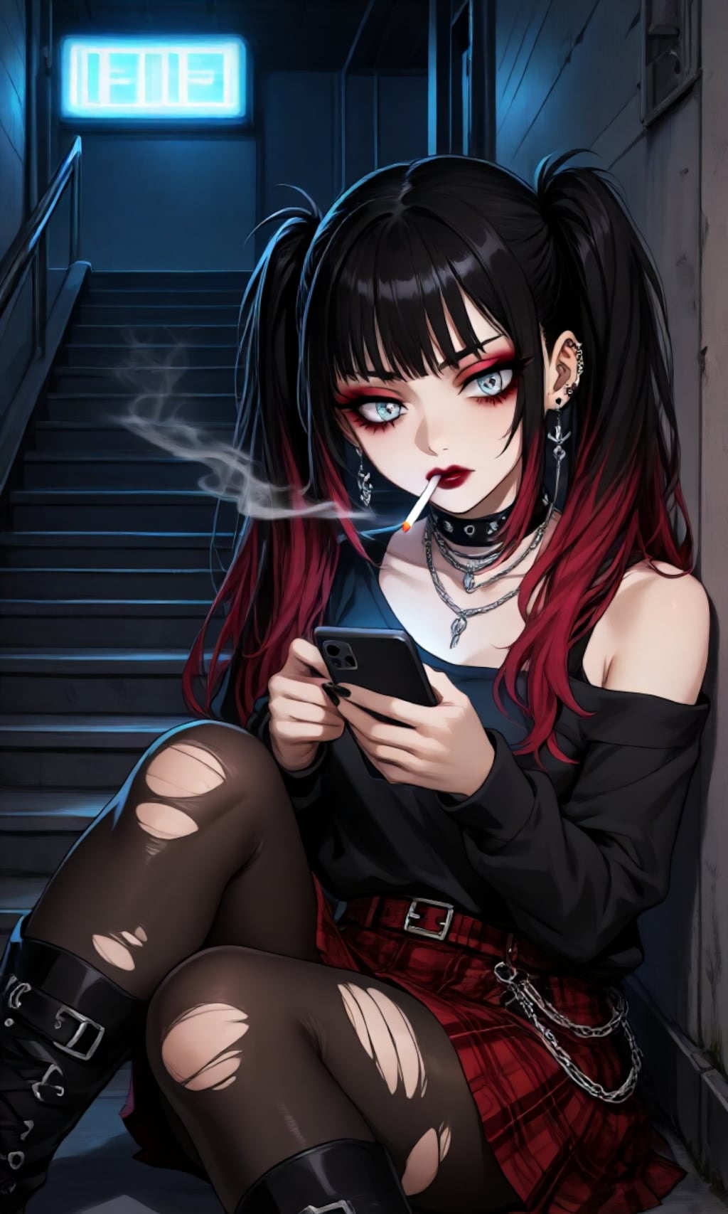 厚化粧の女の子