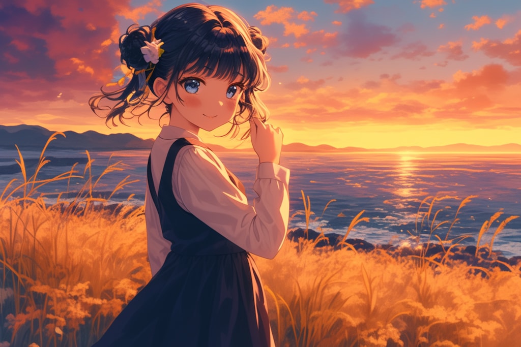 夕暮れのおだんごちゃん🍡✨152