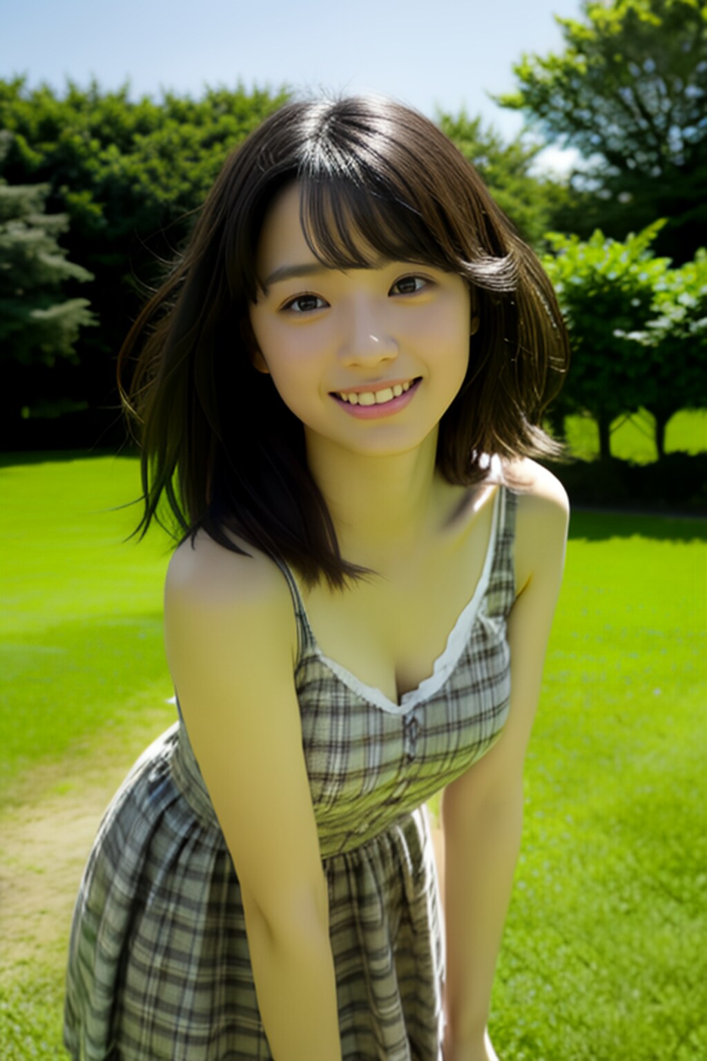 草原ワンピース