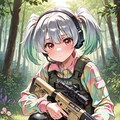 パステル迷彩服 2枚目