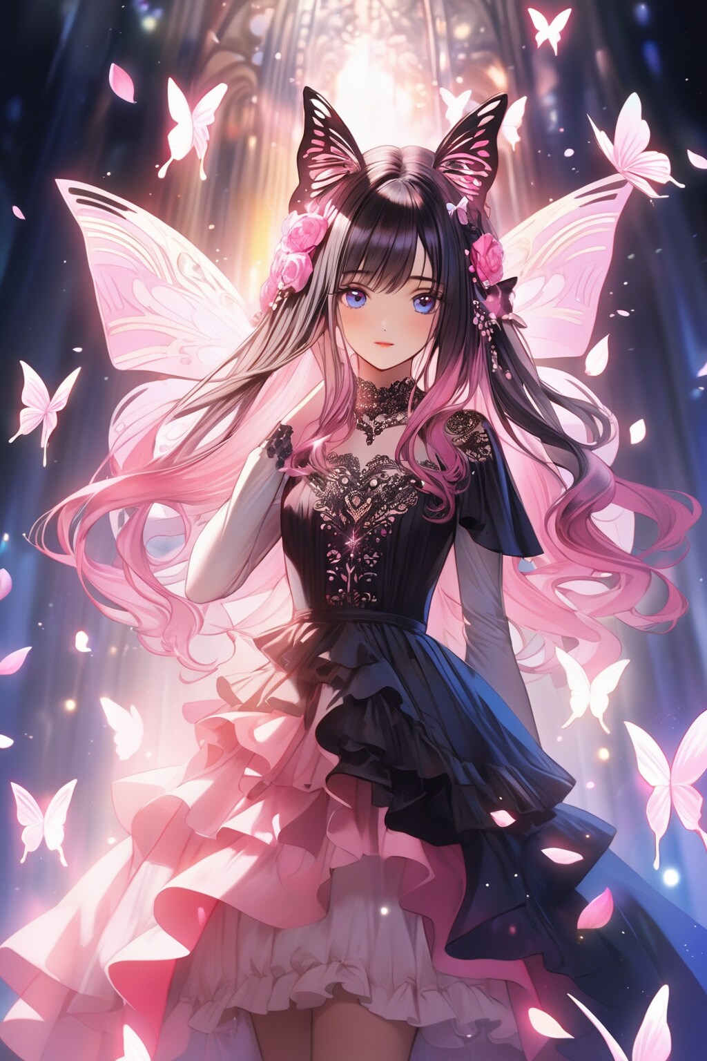 It is dainty and dignified