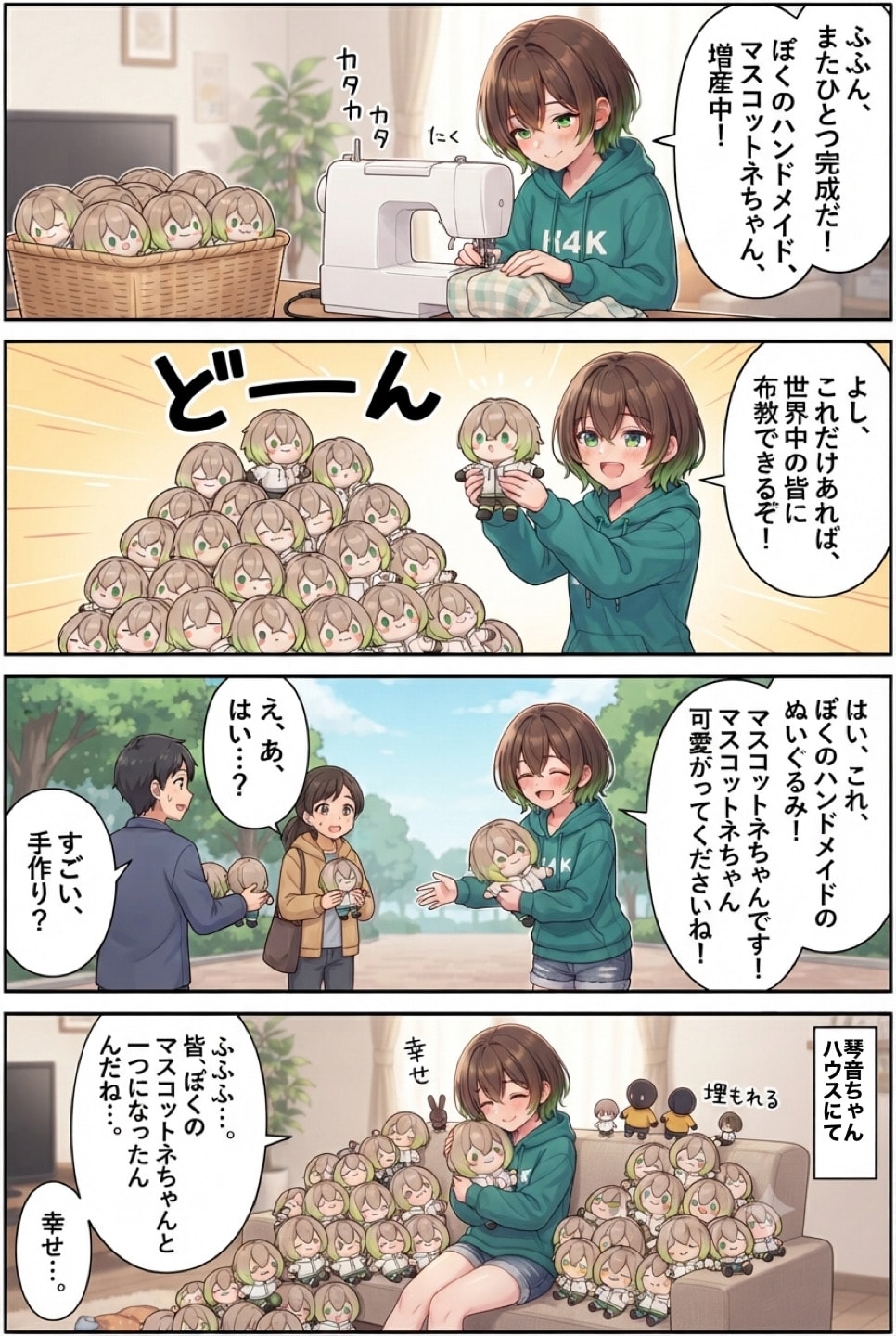 ぷいぐるみファクトリ準備ちうのボーイッシュ | の人気AIイラスト・グラビア