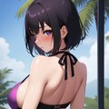 紫ビキニが最高にエロい僕の彼女との沖縄旅行♡ 5枚目
