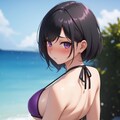 紫ビキニが最高にエロい僕の彼女との沖縄旅行♡ 4枚目