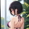 紫ビキニが最高にエロい僕の彼女との沖縄旅行♡ 2枚目