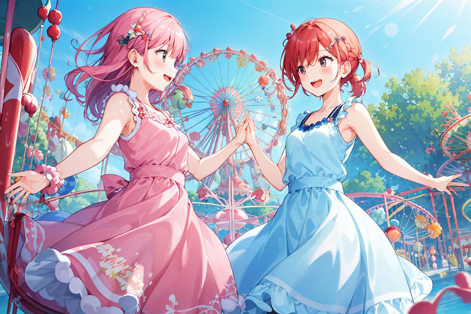 遊園地デート！
