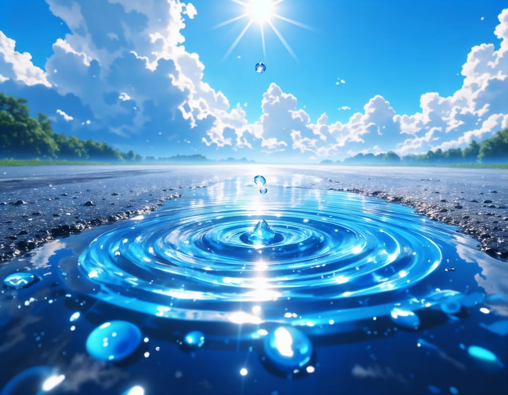 雨上がりの音