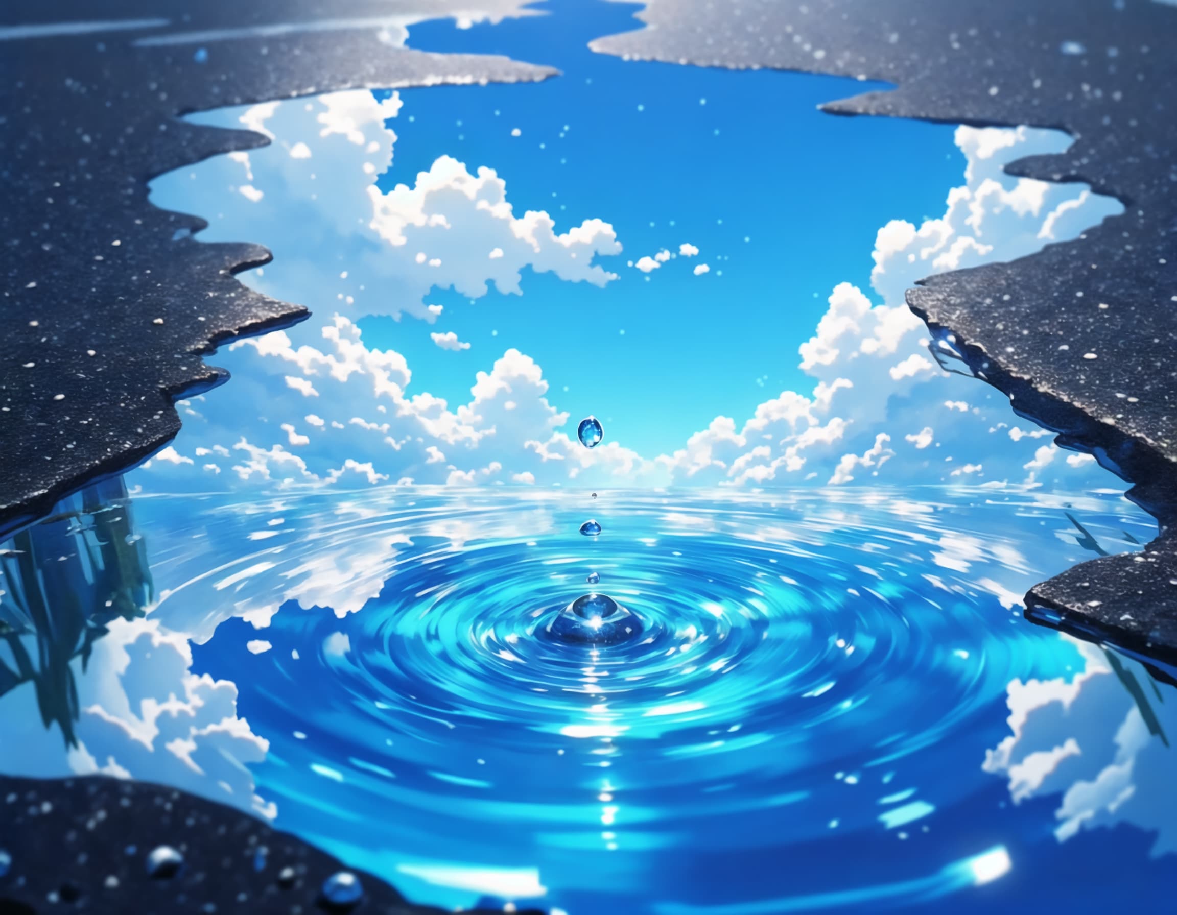 雨上がりの音