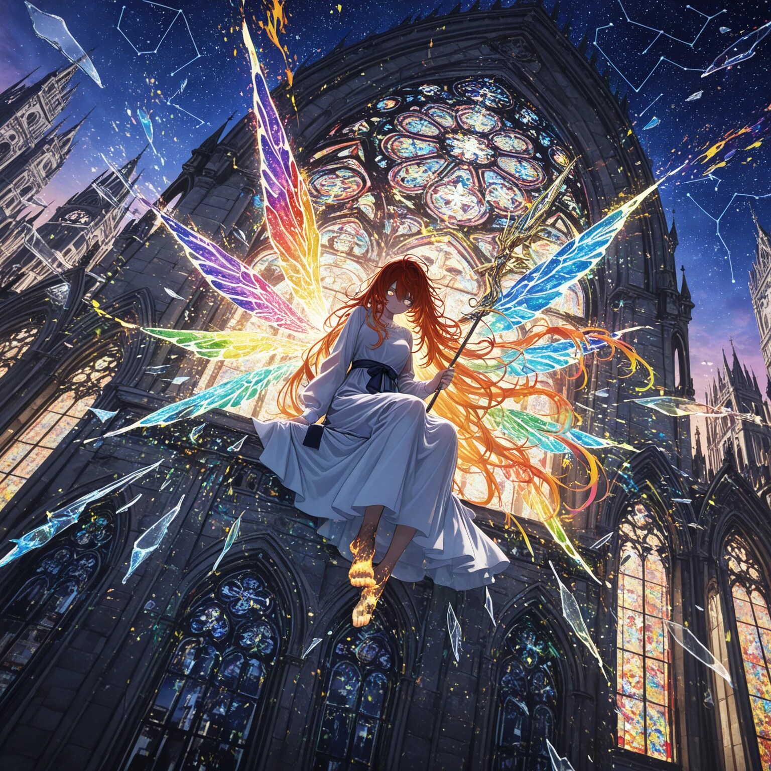 聖堂に舞い降りし光の使徒 | の人気AIイラスト・グラビア