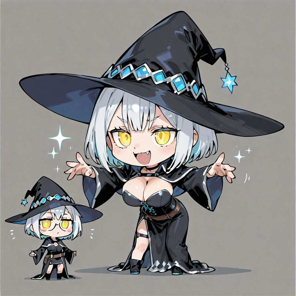 ちび魔女 | の人気AIイラスト・グラビア