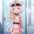 軍服姿のねこちゃん 4枚目