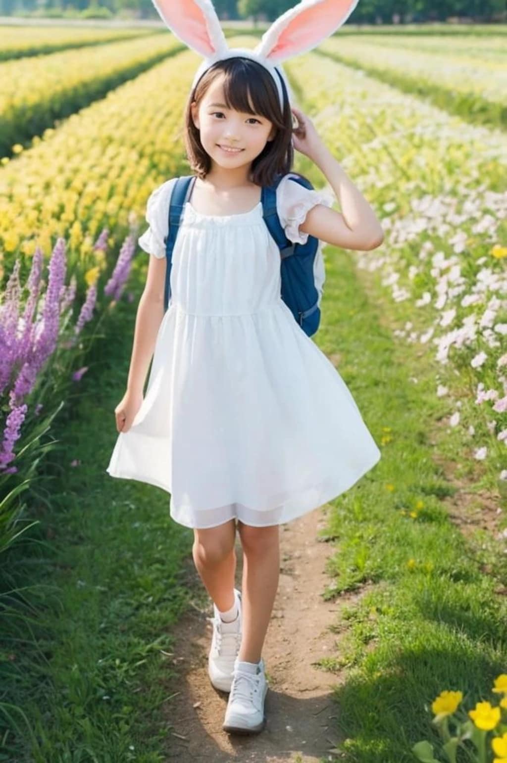 うさ耳少女?
