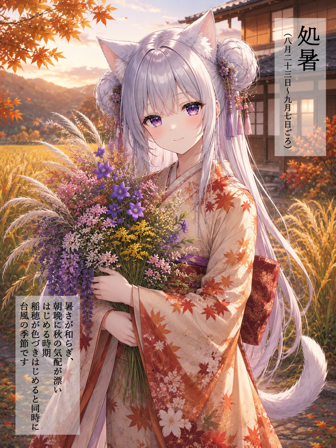 処暑 ー二十四節気ー | の人気AIイラスト・グラビア
