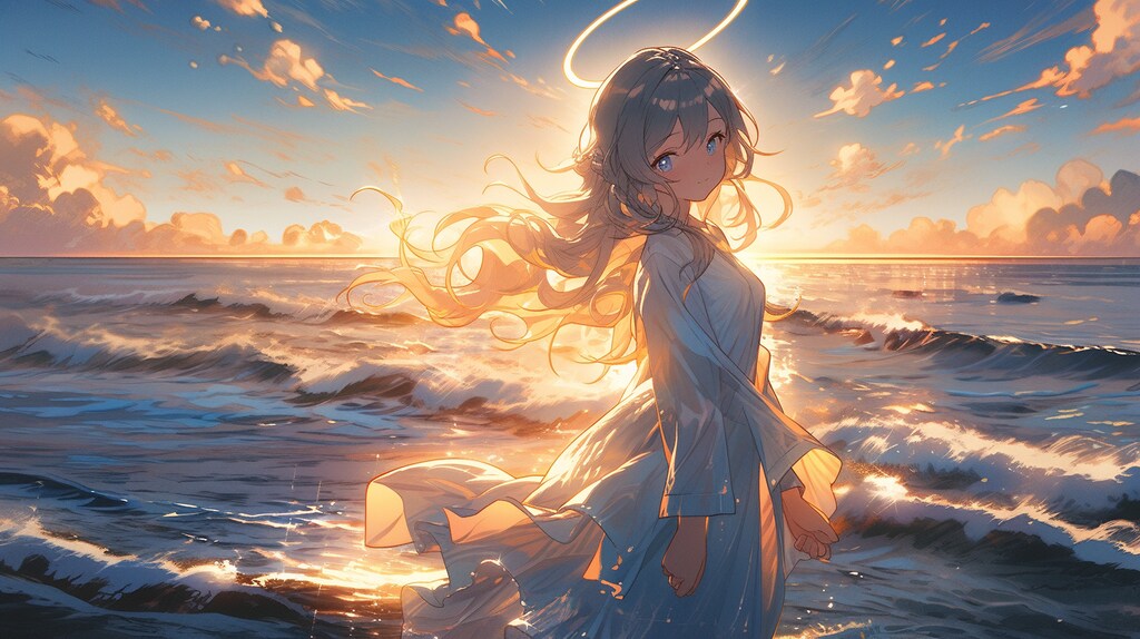 海に佇む少女は。