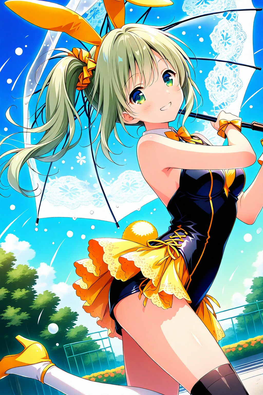 雨上がりバニー