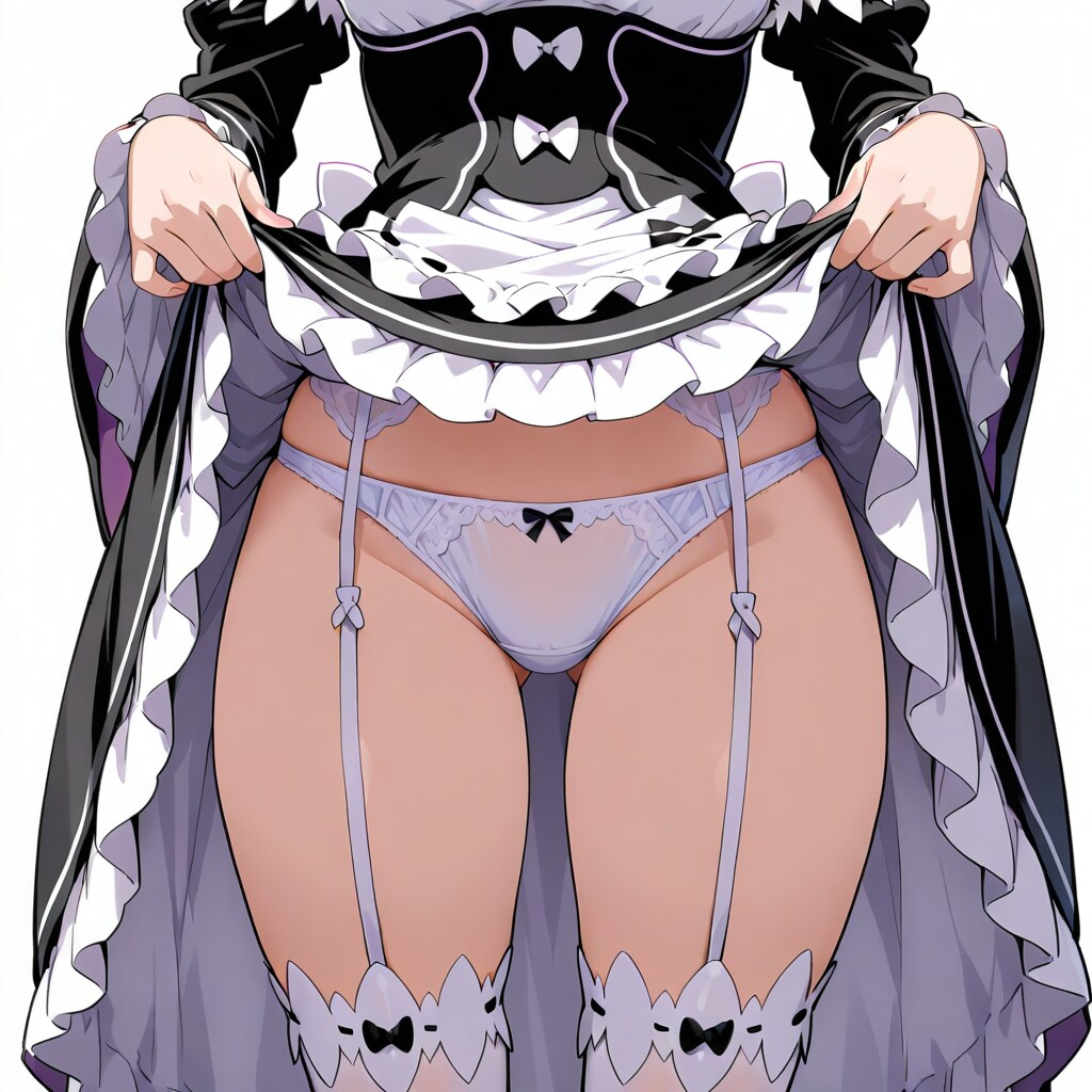 ご主人様 アップのたくしあげをご堪能ください