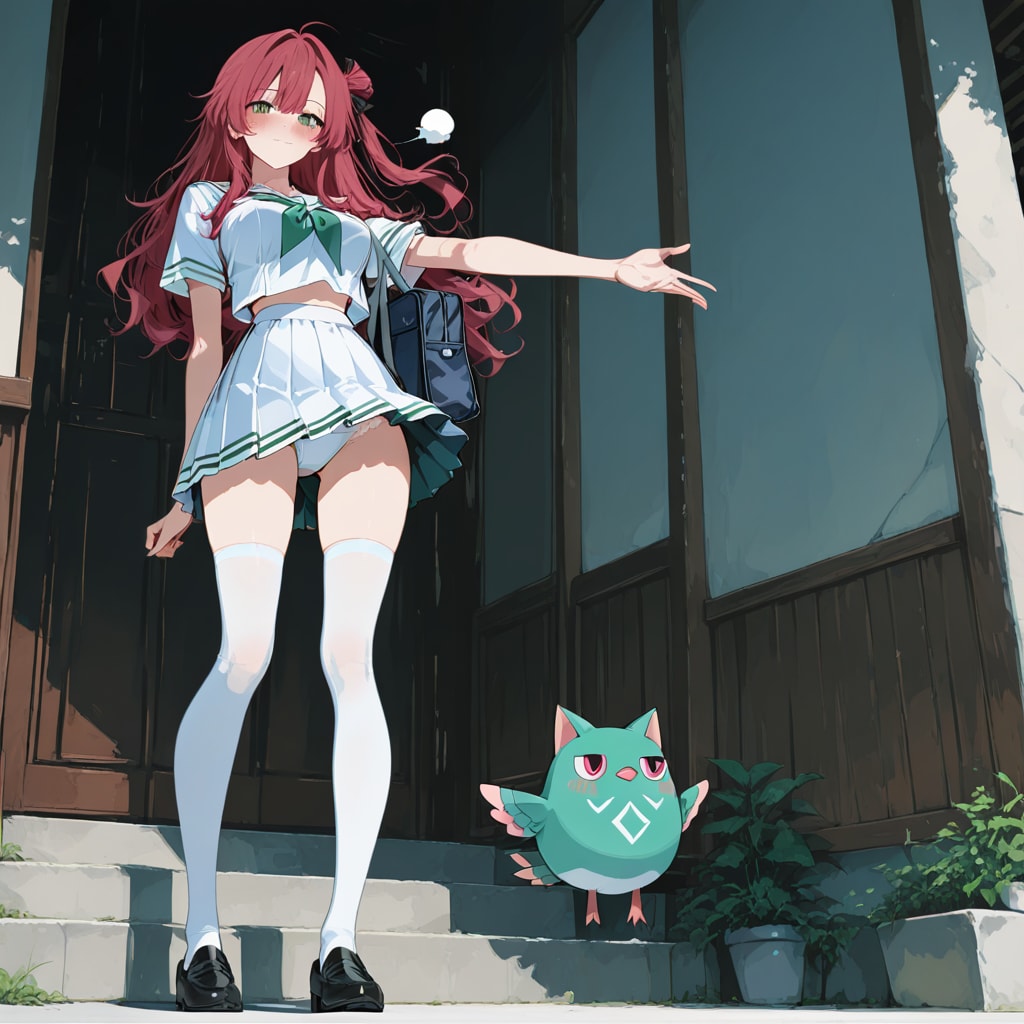 謎の生命体が生成されました（プロンプトにはありません）
