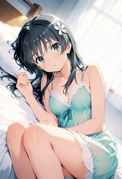 イタズラしたくなる黒髪娘（佐天さん）