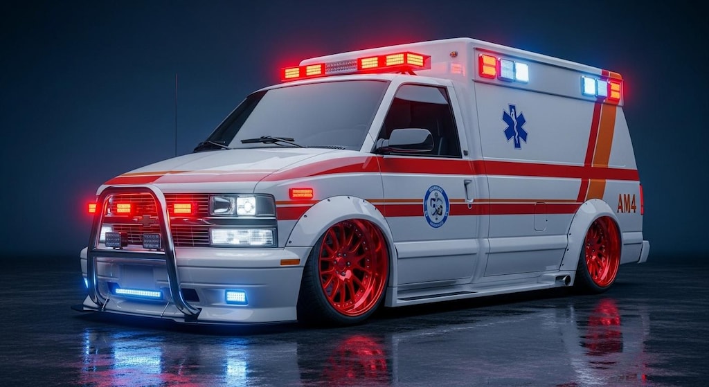 シボレーアストロ救急車ドリ車