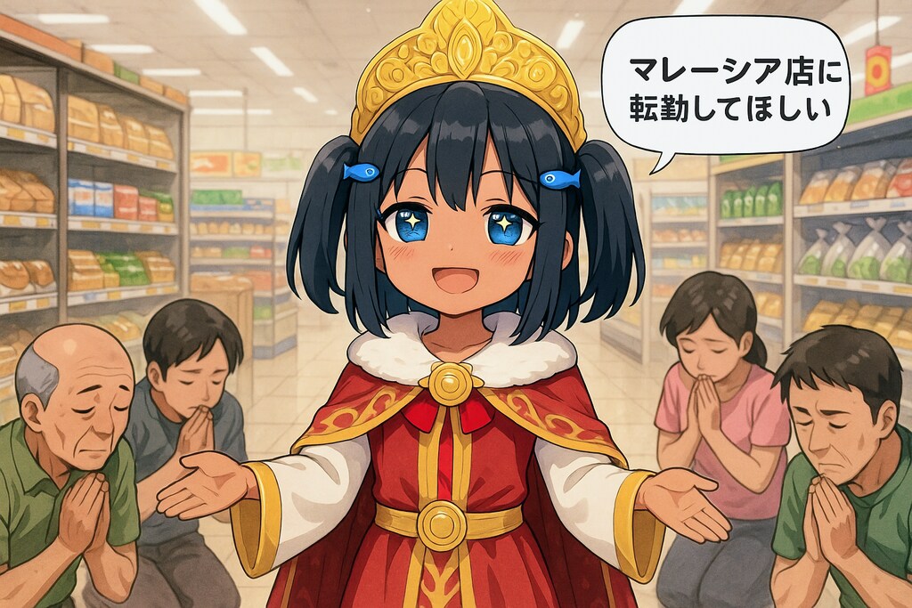 転勤を言い渡されたこなつちゃん