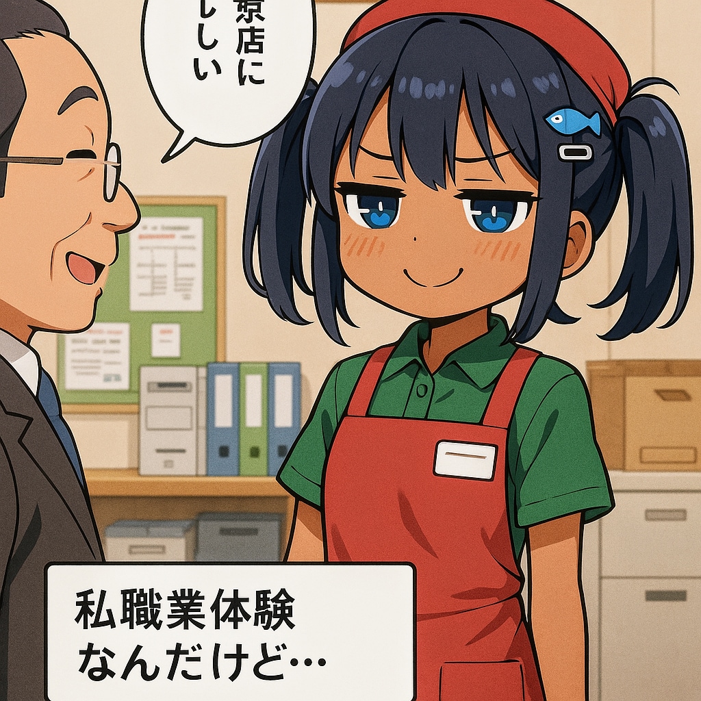 転勤を言い渡されたこなつちゃん