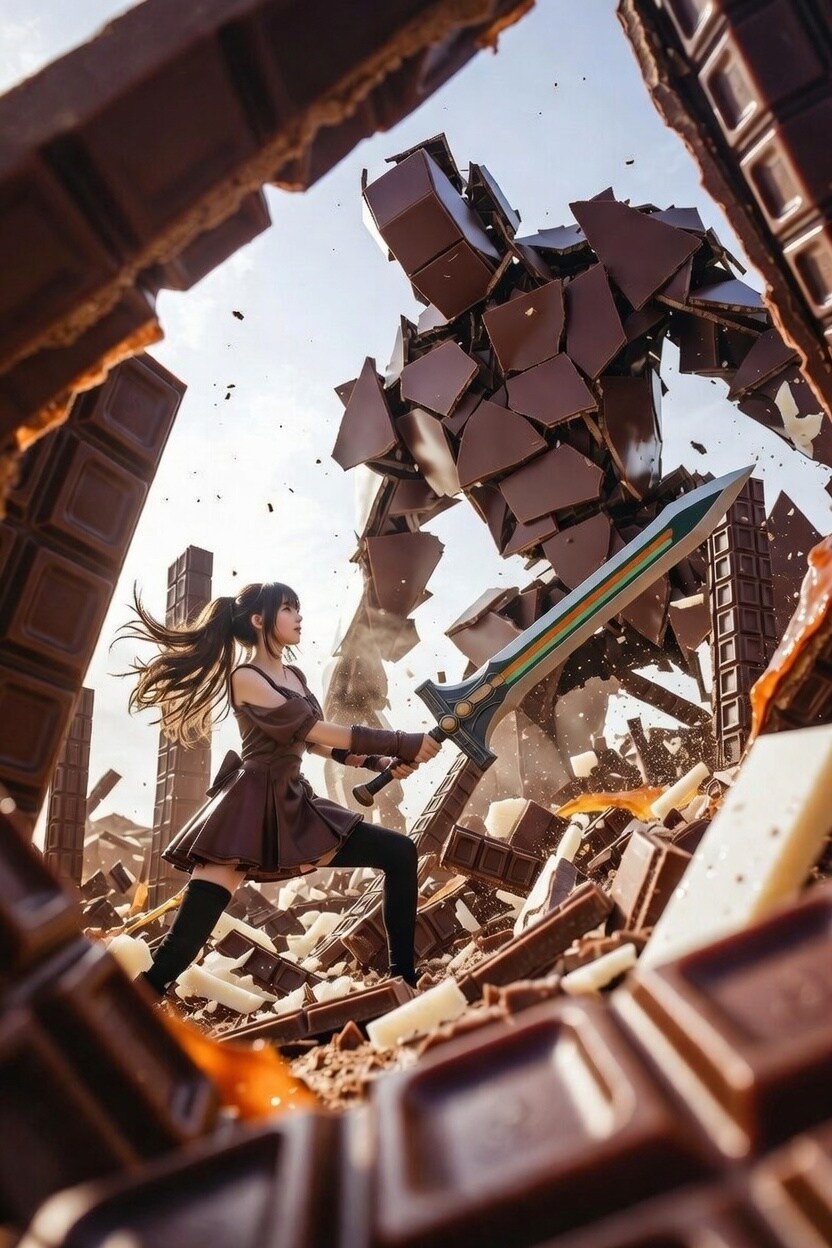 バレンタインにチョコ怪獣襲来！？