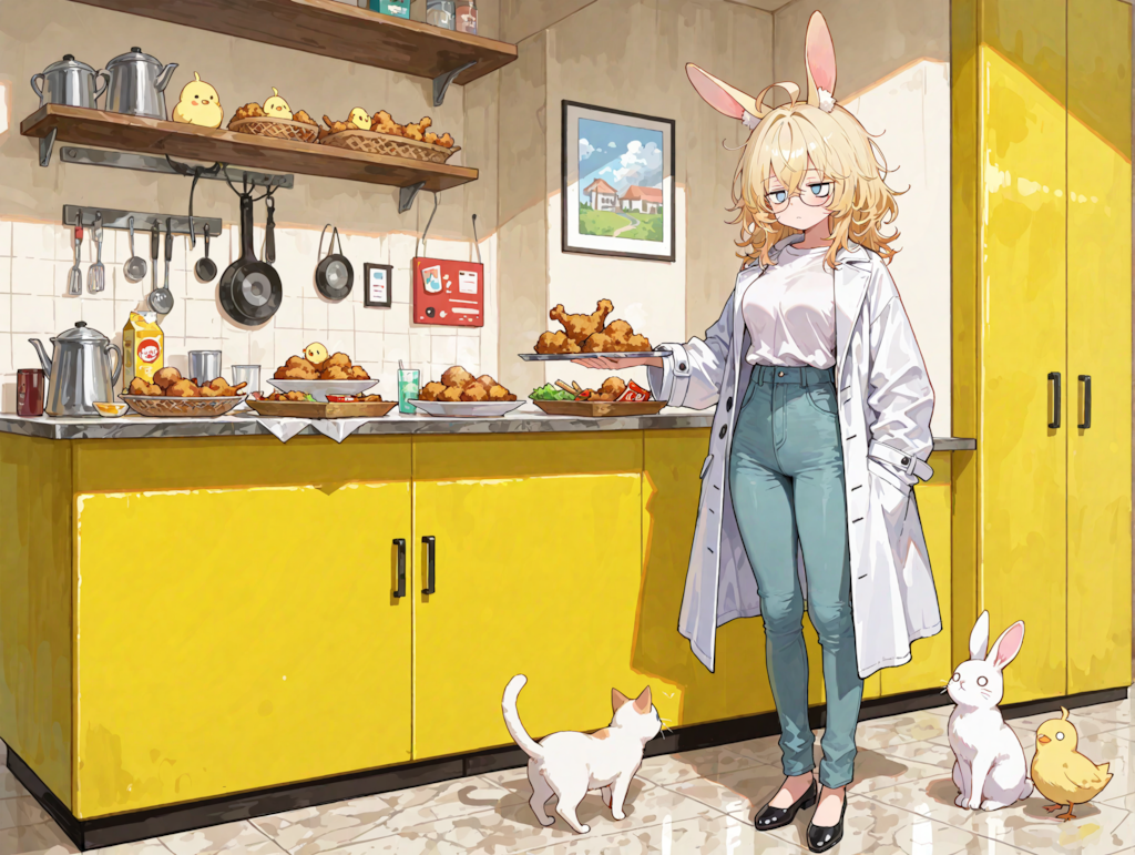 妹の仕事を手伝うお姉ちゃん